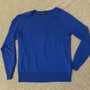 Royal blue crew neck sweater